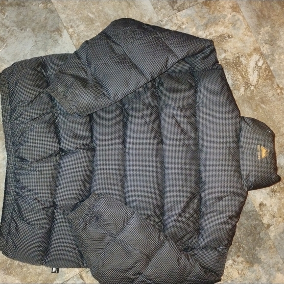 First Down Men's Charcoal Reversible Puffer Jacket - Picture 6 of 10